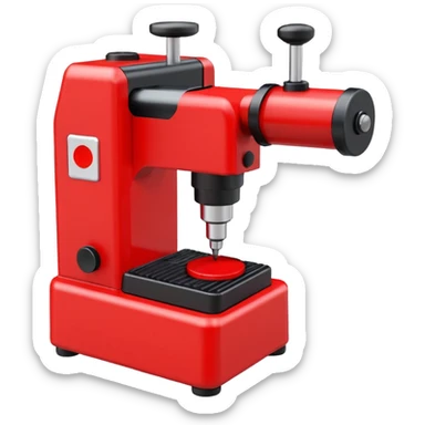 a red dot peen marking machine sticker