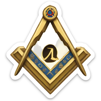 Freemason logo sticker