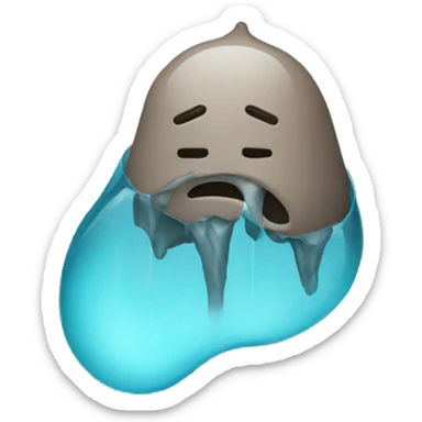 a lung crying  sticker