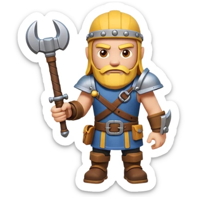 A Mechanic ''TOOL'' In A Clash Of Clans and medival Aesthetic  sticker