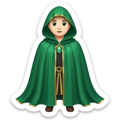   cloak of legend Emoji fantasy pixel art style sticker