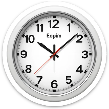 quiero un reloj  de pared 2pm  sticker