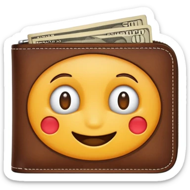 wallet emoji style sticker