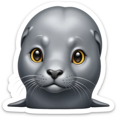 grey sea lion sticker