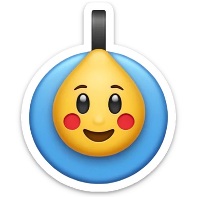 Create an emoji with the animated form colors moving on the object - the content is - 7687 sticker