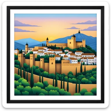 granada, españa sticker