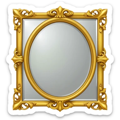 magic mirror on the wall from Shrek sticker
