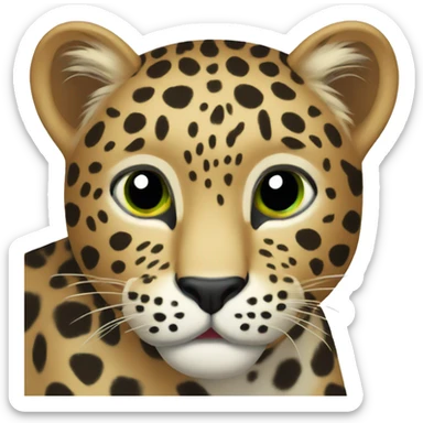 Leopard sticker
