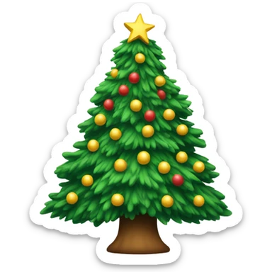 Christmas tree  sticker