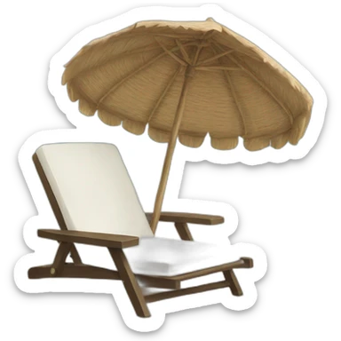 Beach chair sticker