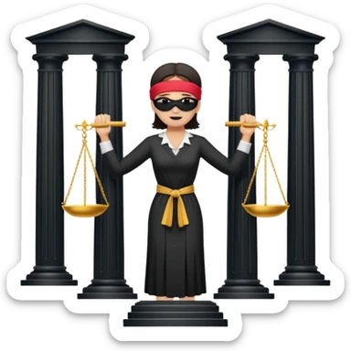 the justice system sticker