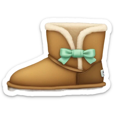 Uggs with bows emoji sticker
