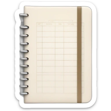planner book sticker