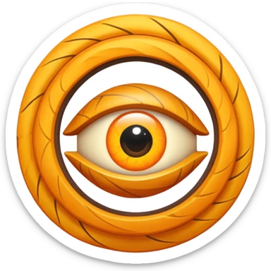 
un ojo tribal combinado con sol y sendero, con un espiral tipo energía ancestral  primitivas

 sticker