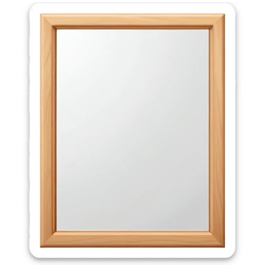 ikea wooden mirror sticker