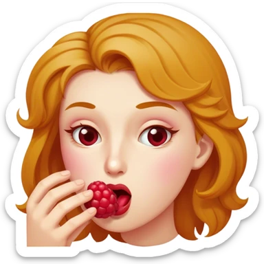 Blowing a raspberry  sticker