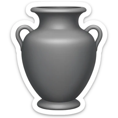 grey urn sticker