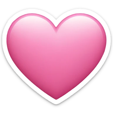 pink heart sticker