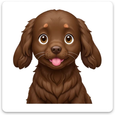 Boykin spaniel blowing kisses  sticker