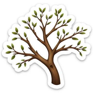 Tree branch sticker