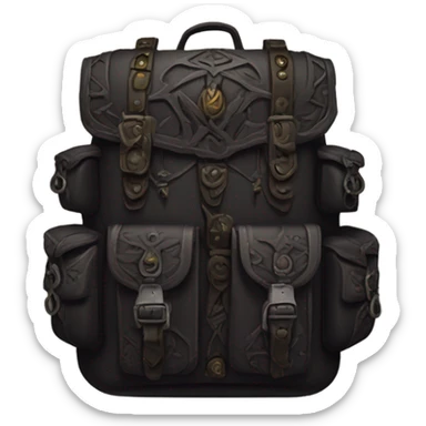 Satan’s backpack and saddlebags sticker