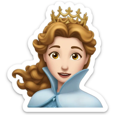 Kristoffe(la reine des neiges )tombant sur le nez sticker