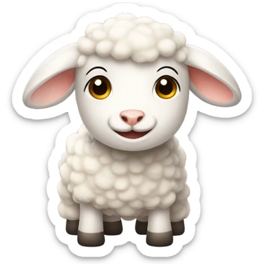 little lamb sticker