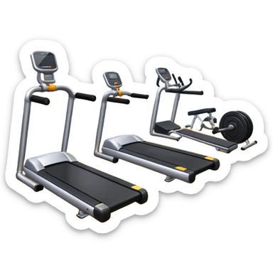 training gym sticker