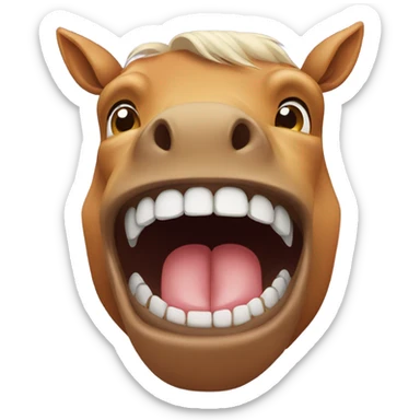 Horses mouth sticker