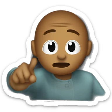 Honking the car￼ telling Patty to hurry up sticker