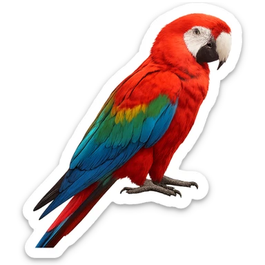 Parrot sticker
