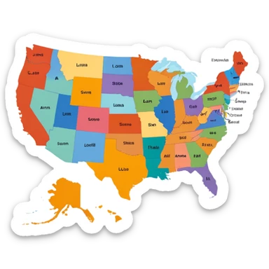 united states sticker