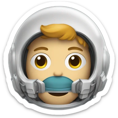 florian joyeux dans l'espace sticker