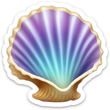 sea shell sticker