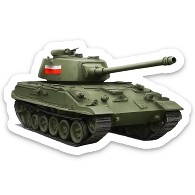 Russian tank 1990 sticker