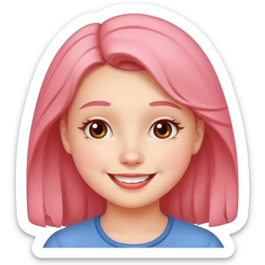 girl cute like me sticker