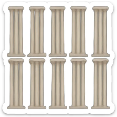 six columns sticker