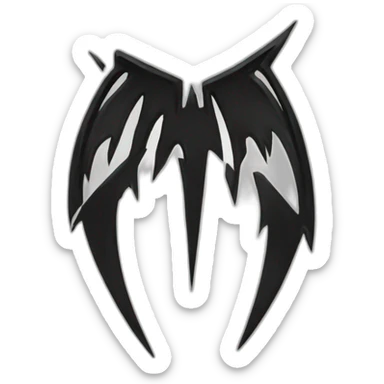 Metallica logo sticker