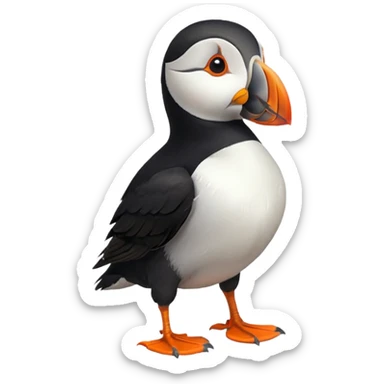 Puffin bird sticker