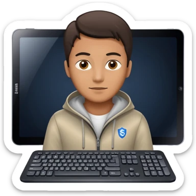 👨‍💻 hacker  Samsung  keyboard sticker