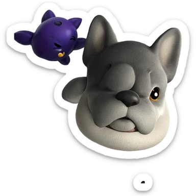 realistic pokemon in focus sticker