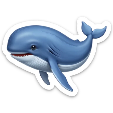 Baleine bleu sticker