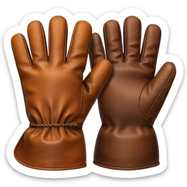 gloves gardening with dirt sticker