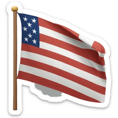 Fictional flag sticker