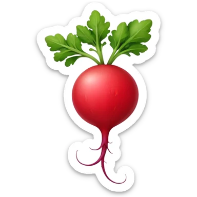 Radish sticker