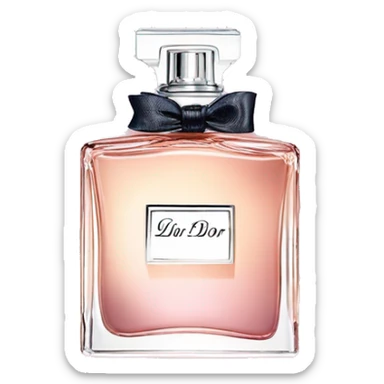 Dior parfume sticker