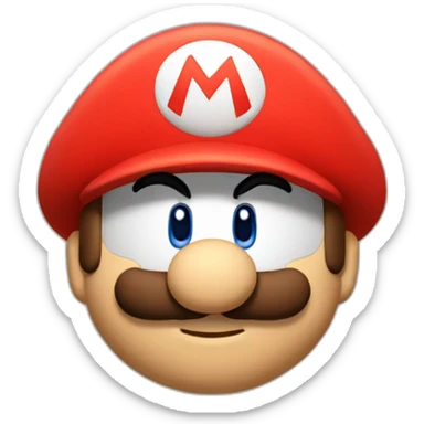 Cappy mario sticker