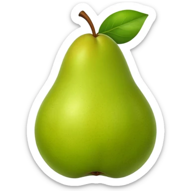 picking a pear sticker