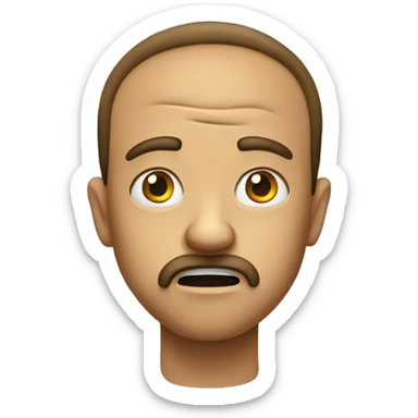 Overly disgusted  sticker