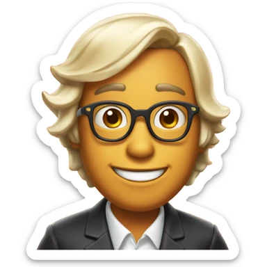 naranja tomando coca cola feliz sticker